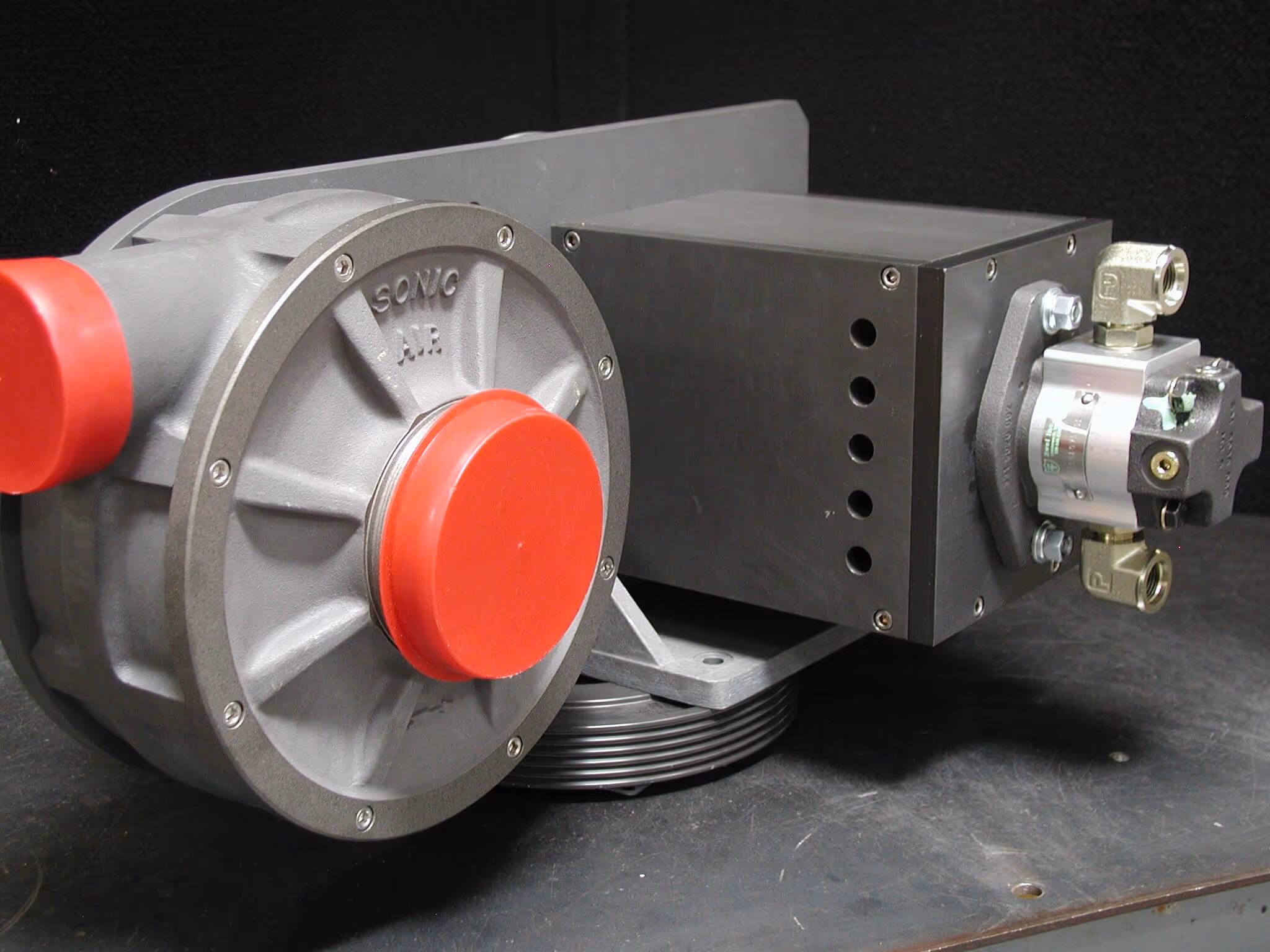 Sonic Air Systems Sonic Block industrial centrifugal blower.