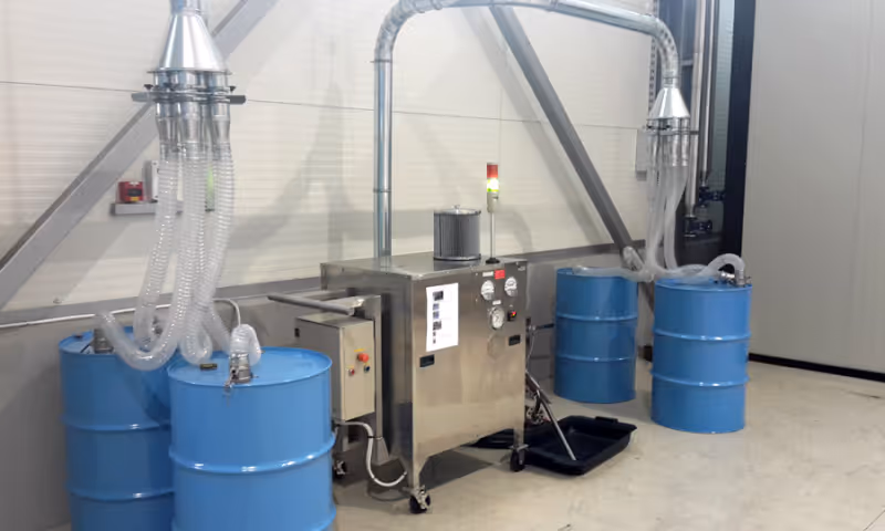 Sistema de aire caliente Sonic DRY-IN-PLACE® para secado y calentamiento industrial