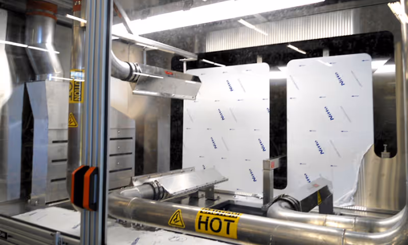 Sistema Sonic Hot Air Knife para calentamiento y secado industrial