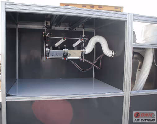Air Wash System Enhances Component Cleaning through the Push & Pull Approach