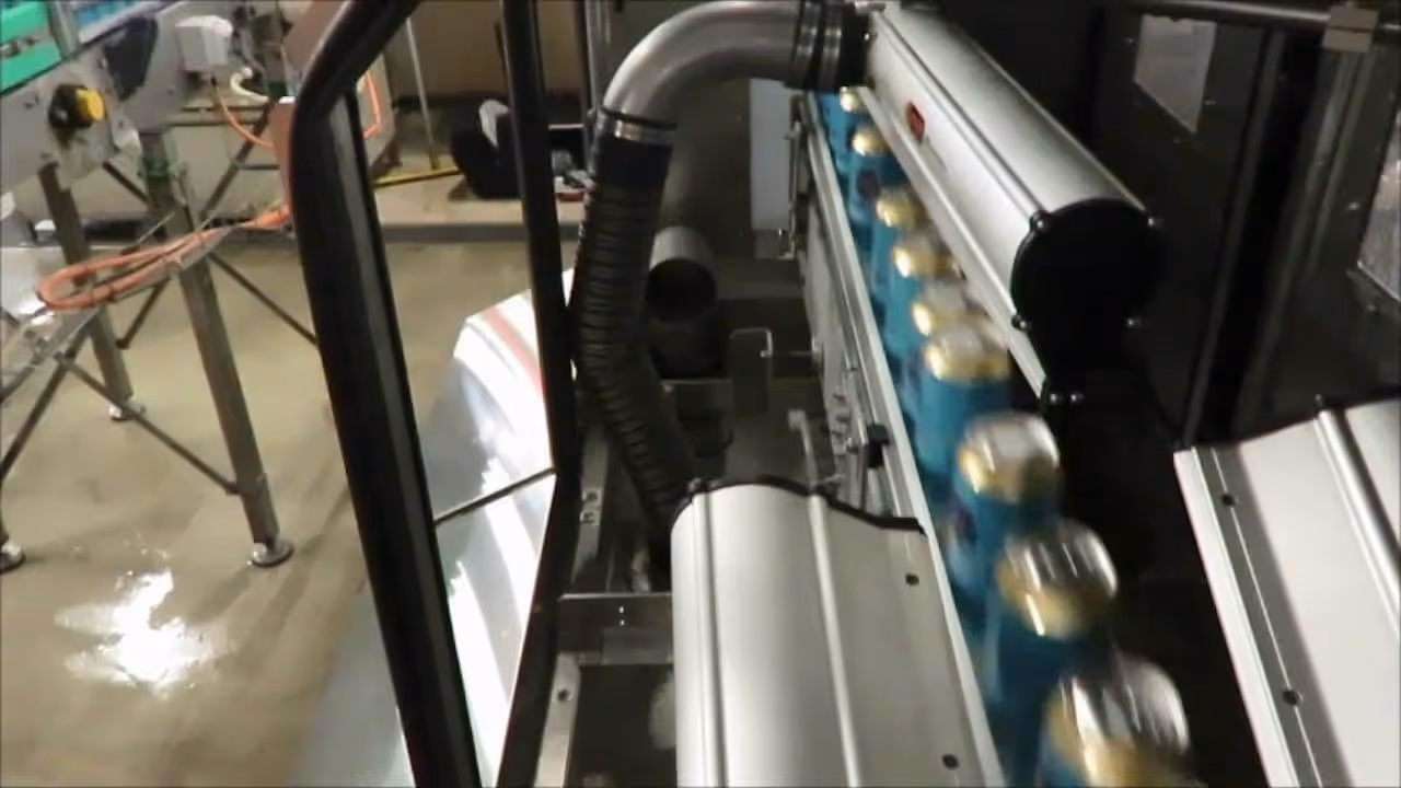 1,500 Can Per Minute Sonic SMART Tunnel Dryer