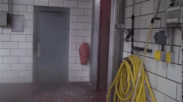 Refrigeration Savings In Meat Packing Cold Room With Air Seal